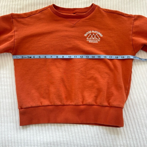 Merrell Good Natured Fleece Women's Orange Crewneck Sweatshirt Size Small - Picture 7 of 9